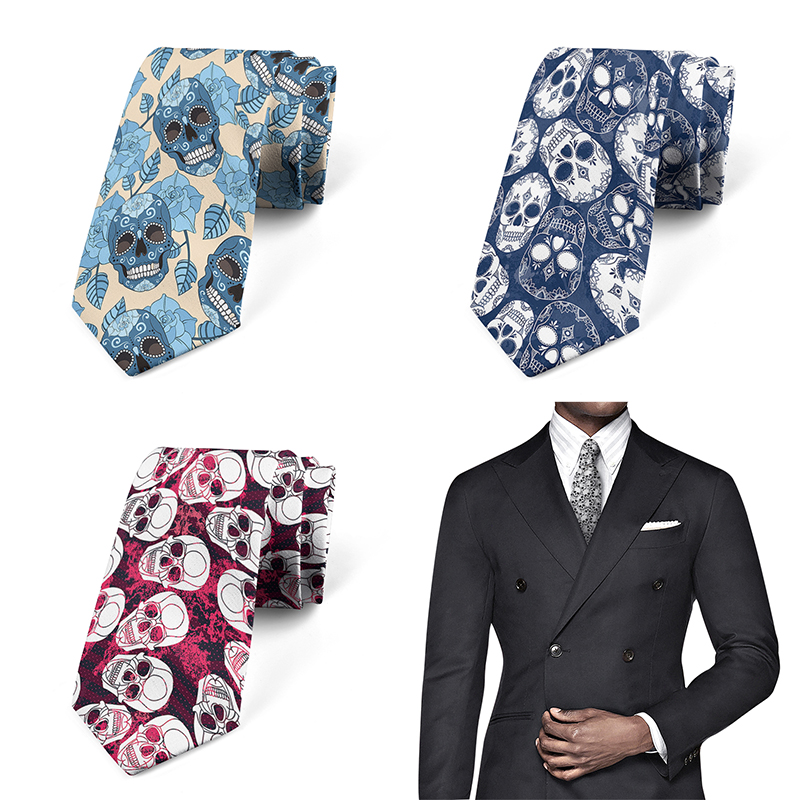 Men Accessories Shop - Dasi motif kartun 3D uniseks, dasi