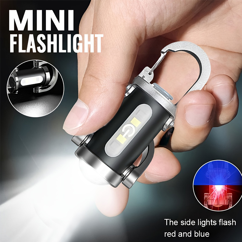 Men Keychain Accessories - Senter Gantungan Kunci Mini Lampu Kerja