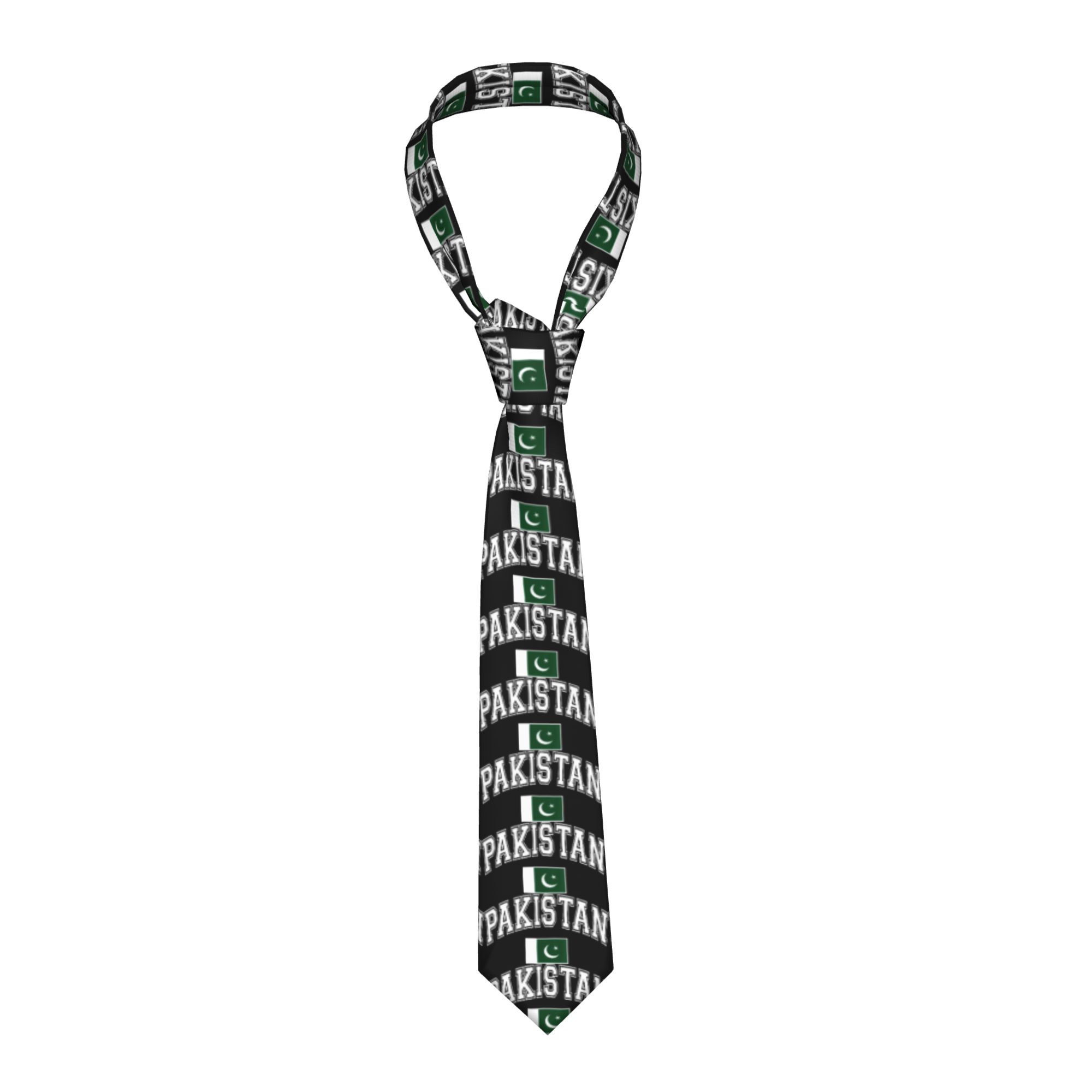 Men Accessories Pakistan - Dasi Bendera Pakistan Dasi Leher Santai