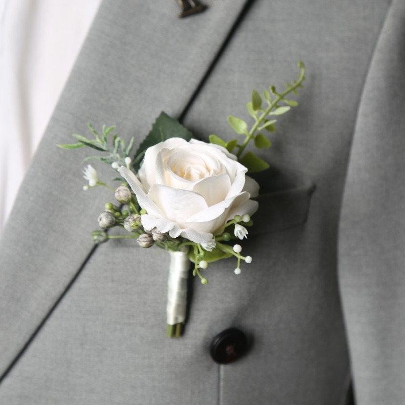 Men Accessories For Wrist - Korsase Jas Pengantin Pria Bunga Pernikahan