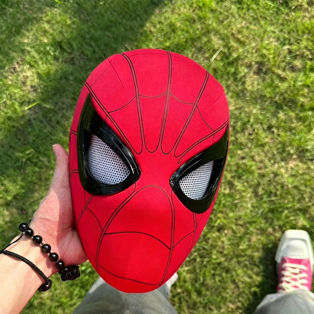 Men'S Accessories Clothing - Topeng Wajah Penuh Superhero Realistis Spider-Man