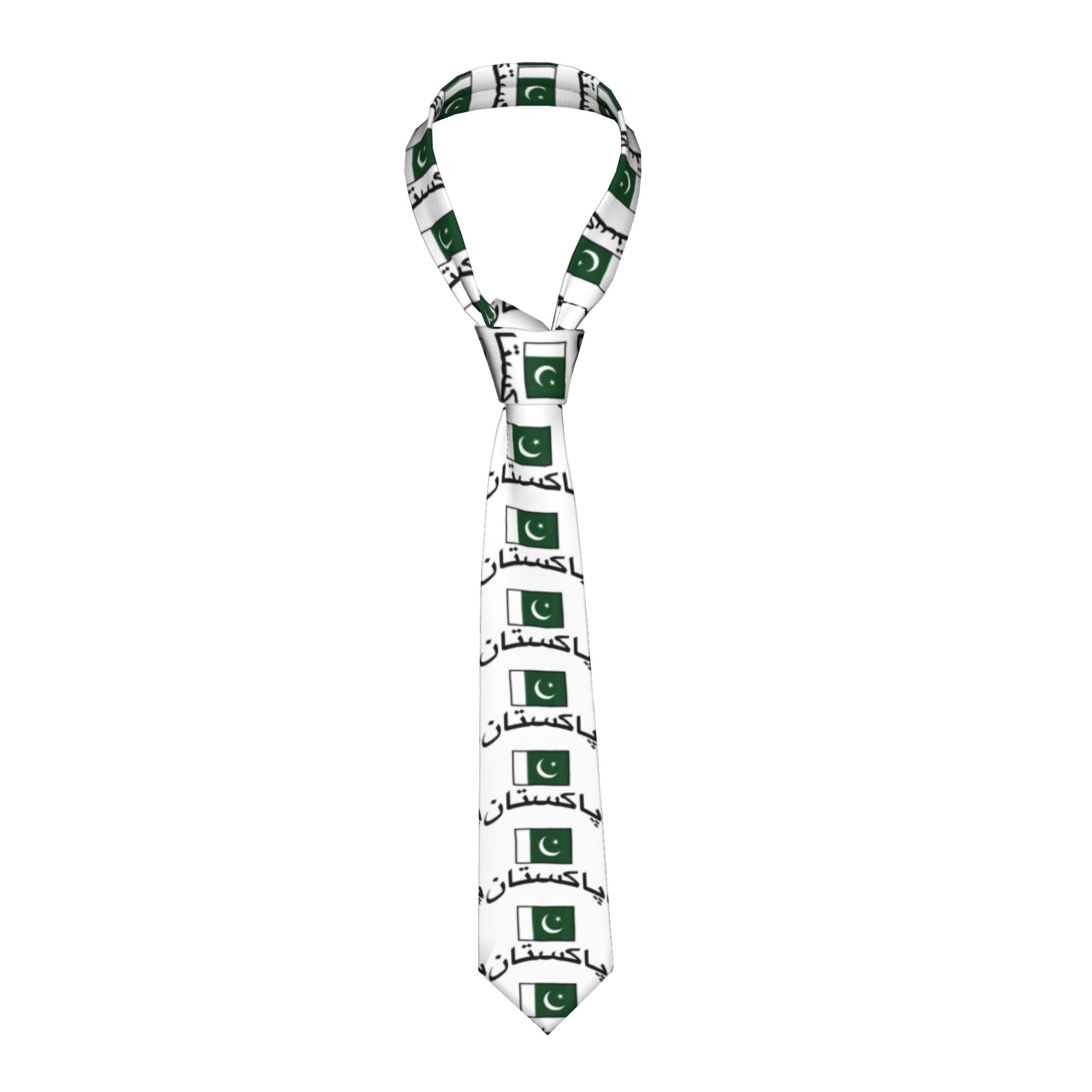 Men Accessories Pakistan - Dasi Bendera Pakistan Dasi Santai Pria