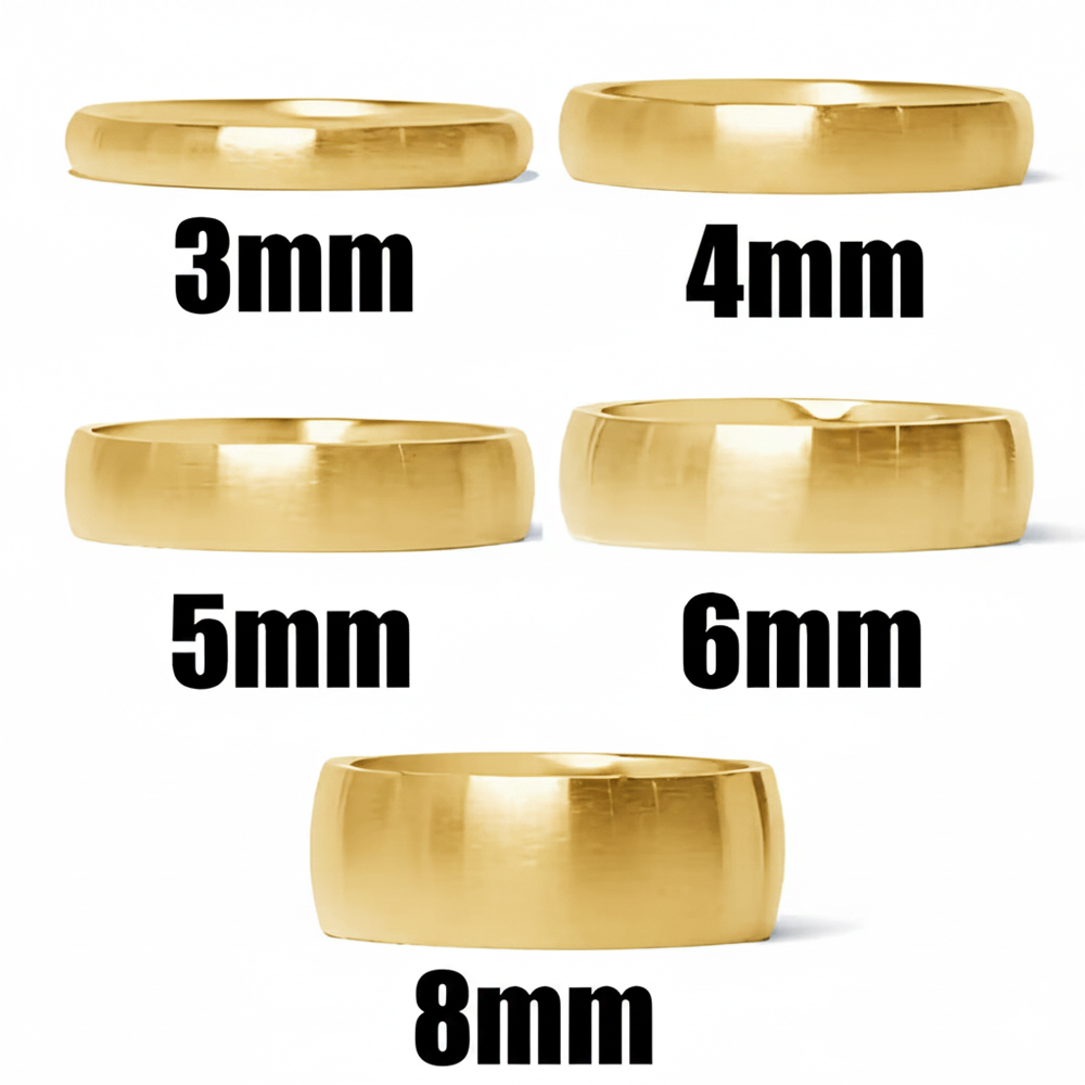 Men Accessories Shop - Cincin Baja Tahan Karat 316L untuk