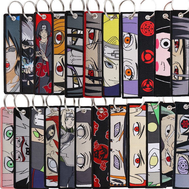 Men Accessories Sale - Gantungan Kunci Bordir Anime Naruto Gantungan
