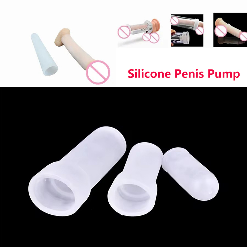 Men Accessories Shop - Aksesori Pompa Penis Lengan Silikon Pembesaran