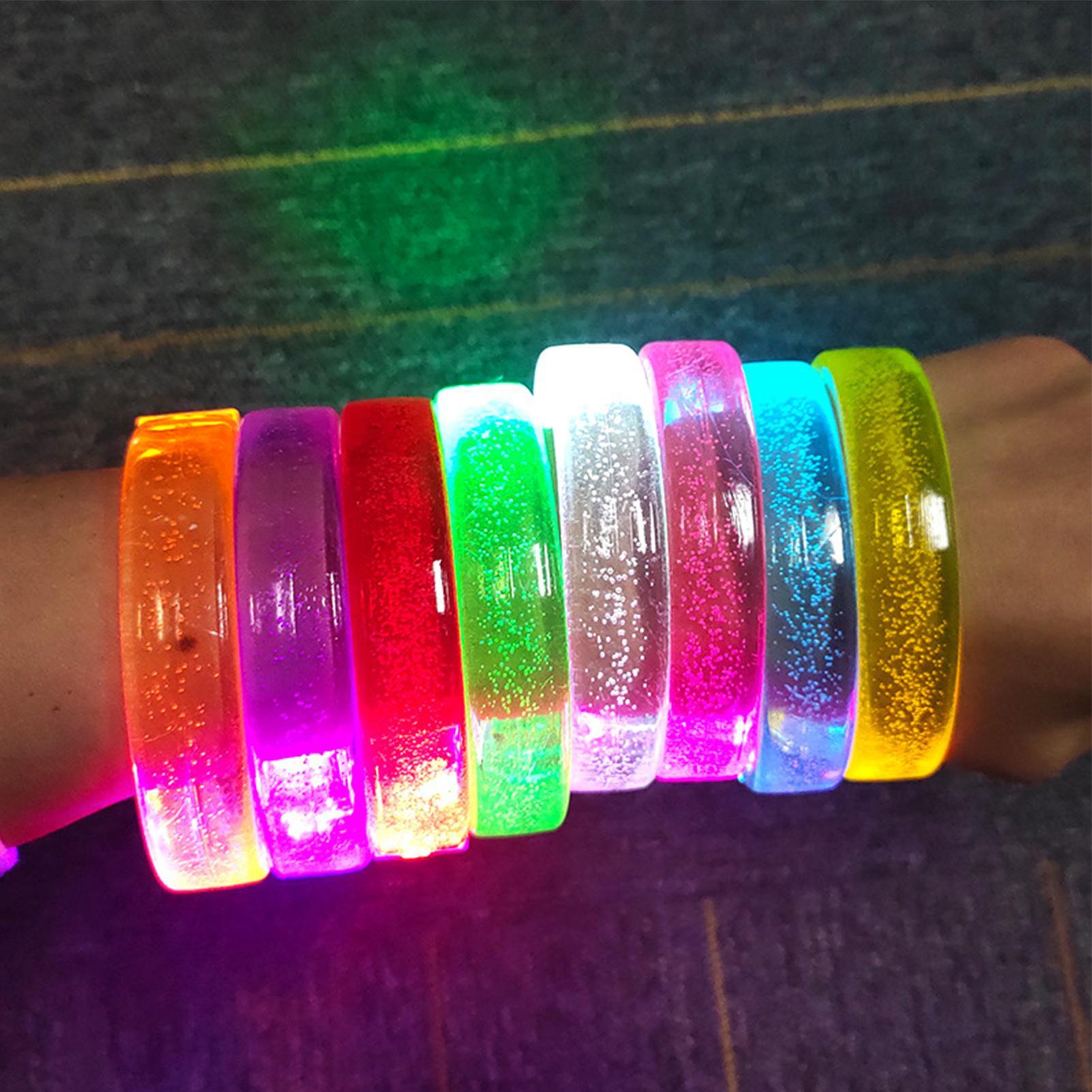 Men Accessories For Wrist - Gelang LED Bercahaya untuk Konser, Pesta,