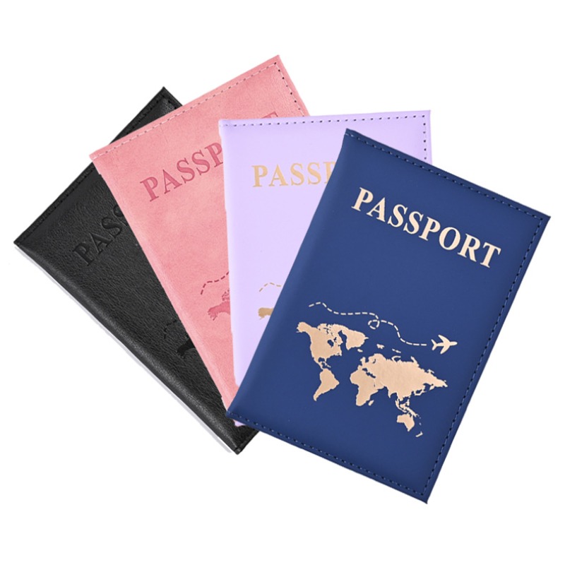 Men'S Accessories Travel Bag - Sarung paspor modis dengan motif huruf
