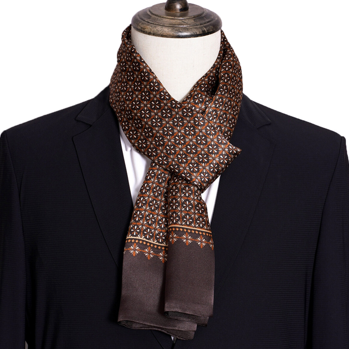 Selendang Sutra Pria Motif Gar - Men Accessories Sale ulasan dan harga