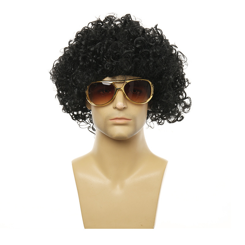 Wig Afro Keriting Besar Unisex - Men'S Accessories In The 80S ulasan dan harga
