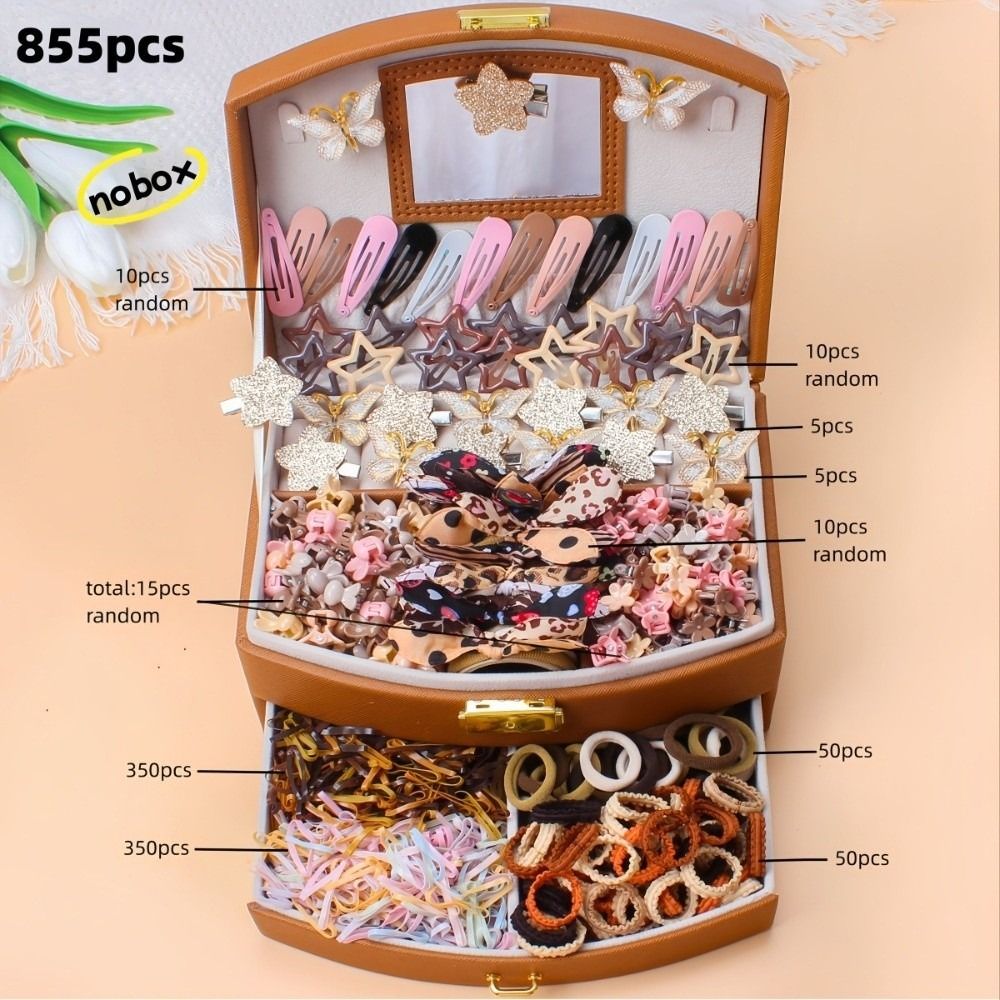 Set Aksesori Rambut Elastis Ba - Tie Clip Set ulasan dan harga
