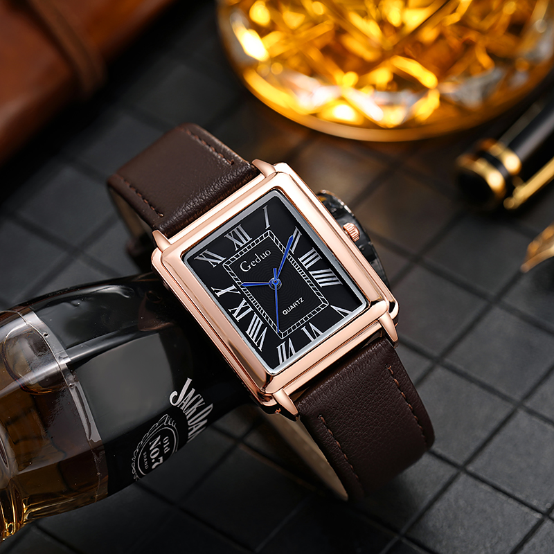 Jam tangan kuarsa Dial persegi - Men Accessories For Wrist ulasan dan harga
