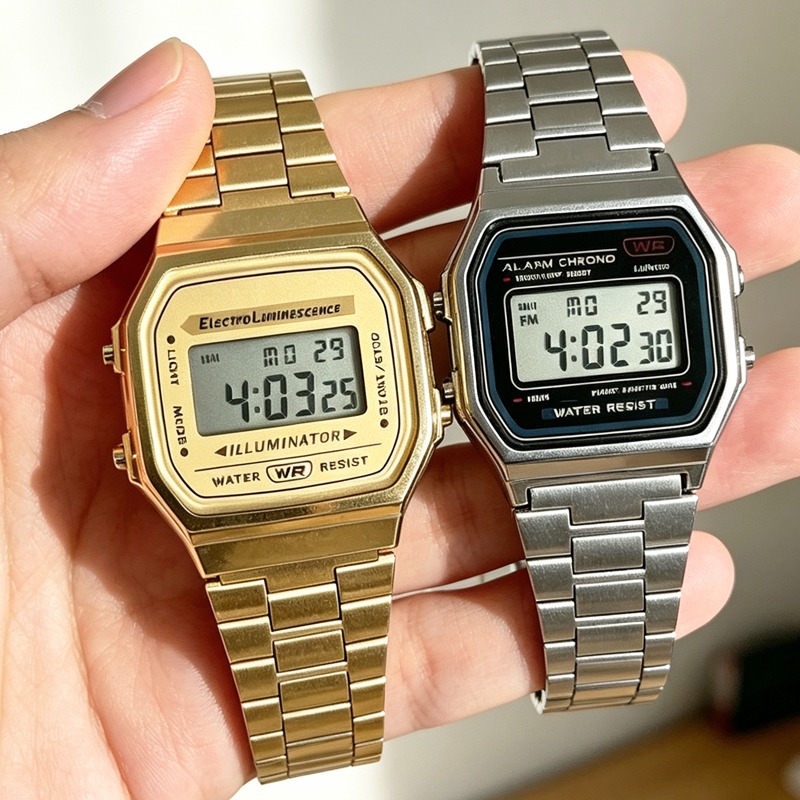 F91W Jam Tangan Tahan Air Retr - Men Accessories For Wrist ulasan dan harga
