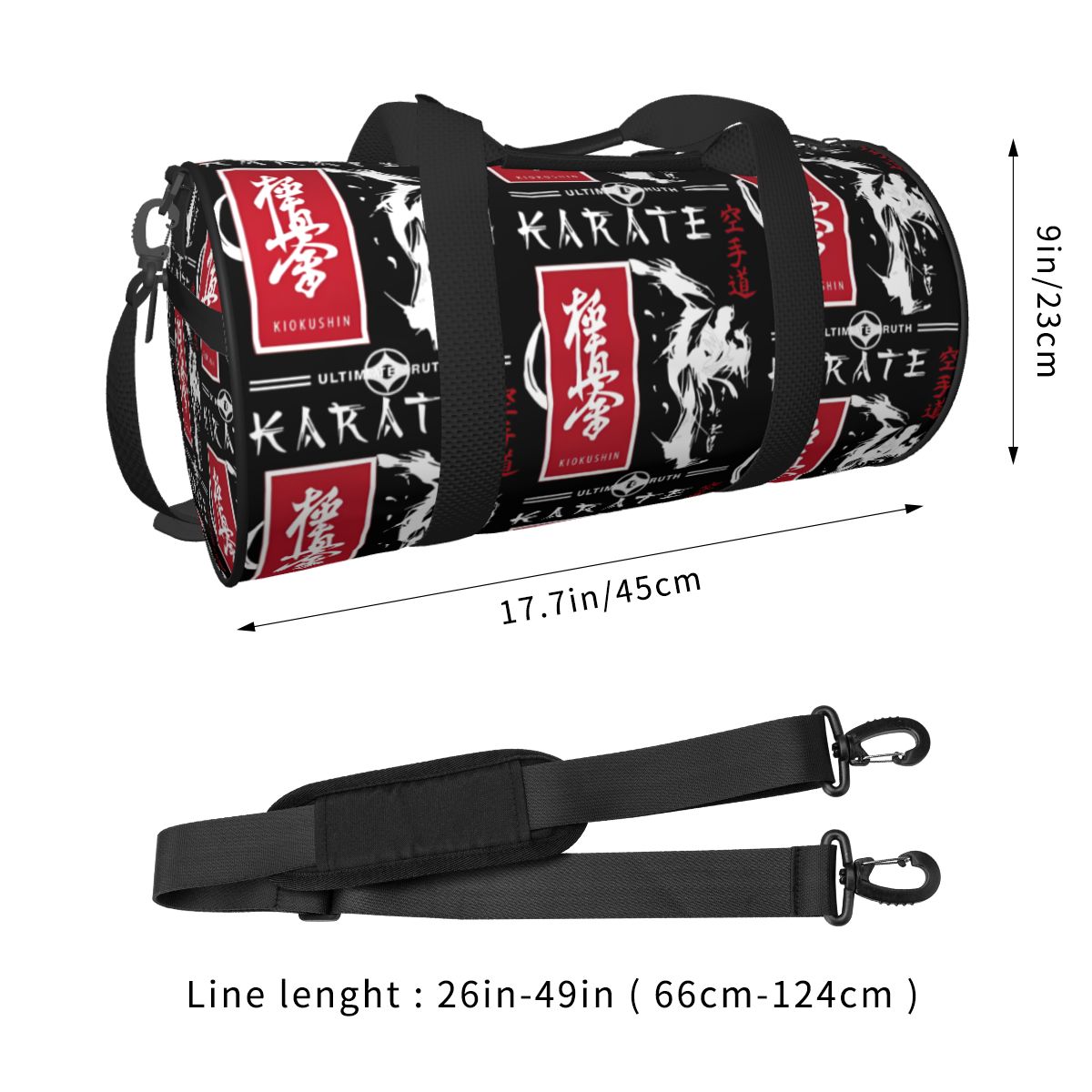 Kiokushin Karate Tas Olahraga  - Men'S Accessories Travel Bag ulasan dan harga