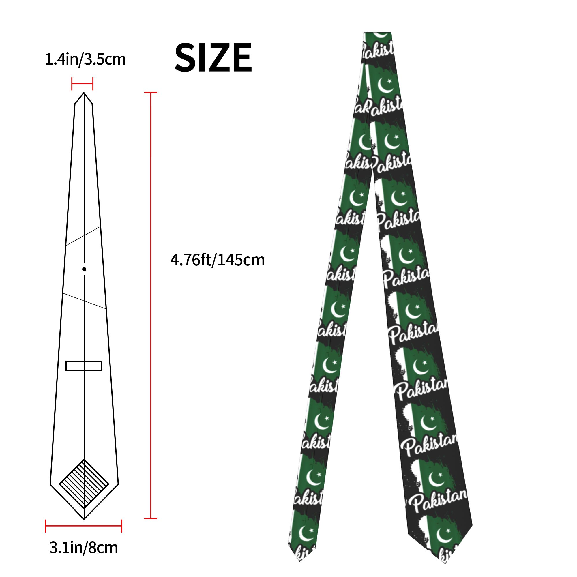 Dasi Pria Bendera Pakistan Das - Men Accessories Pakistan ulasan dan harga