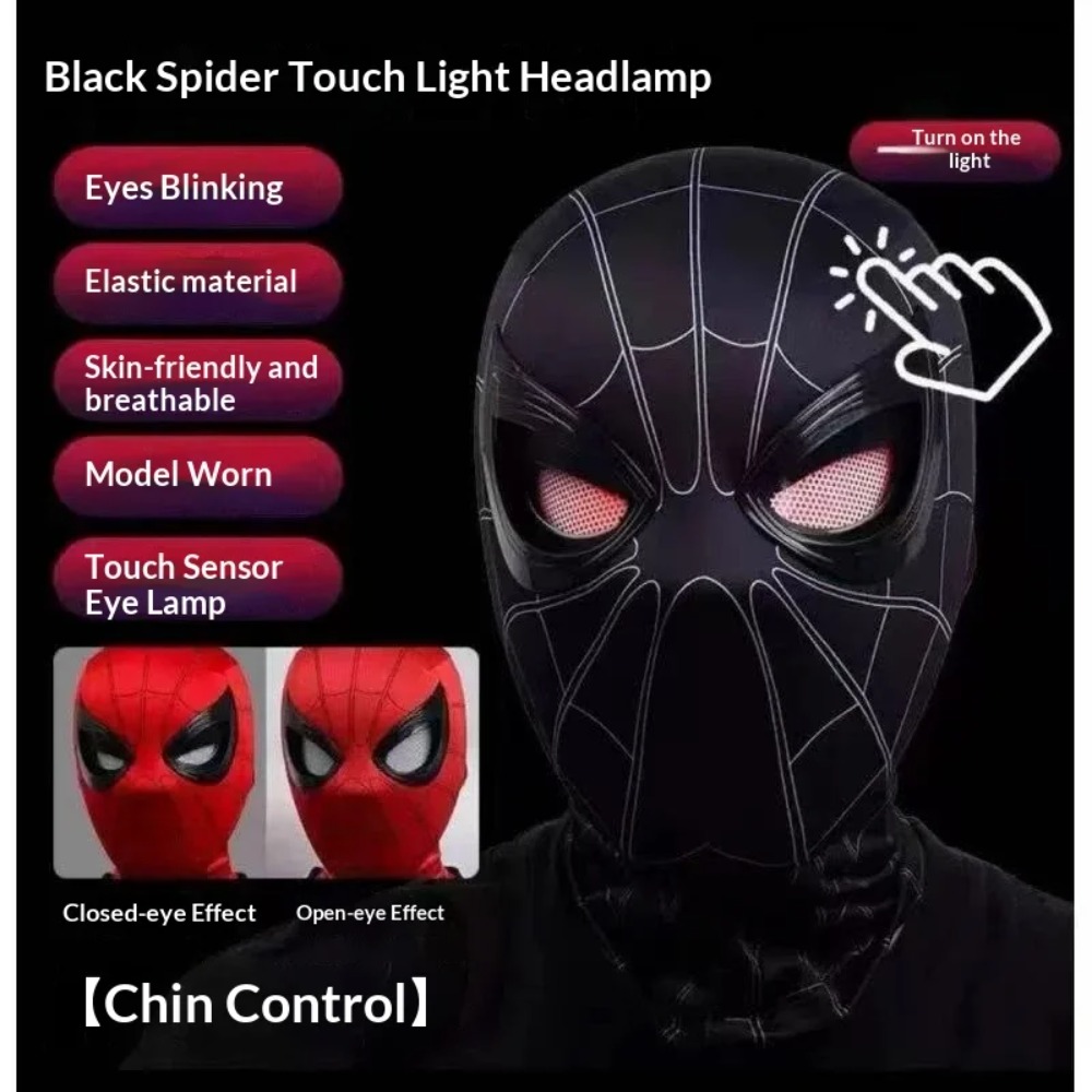 Topeng Spider-Man Dengan Mata  - Men'S Accessories Clothing ulasan dan harga