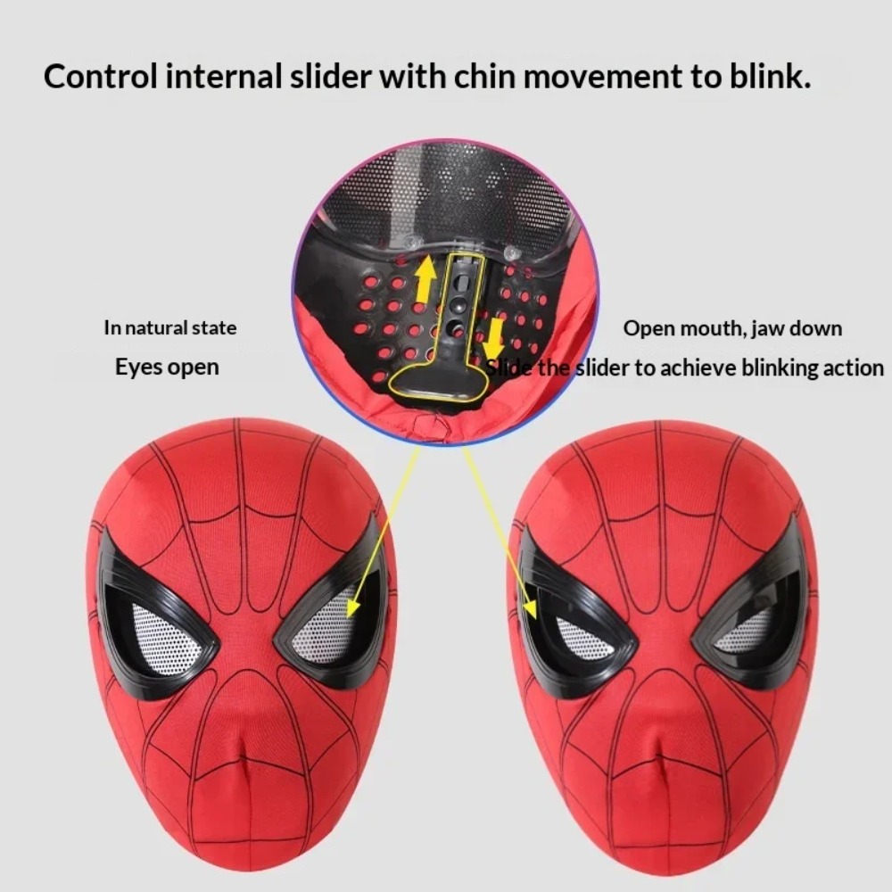 Topeng Spider-Man Dengan Mata  - Men'S Accessories Clothing ulasan dan harga