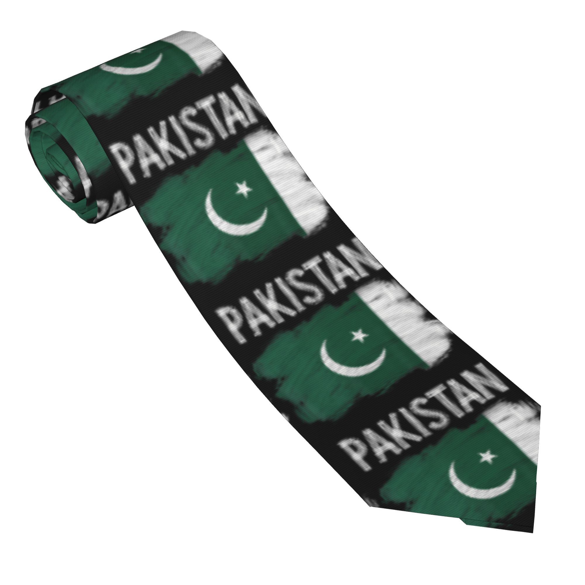 Dasi Bendera Pakistan Motif Ak - Men Accessories Pakistan ulasan dan harga