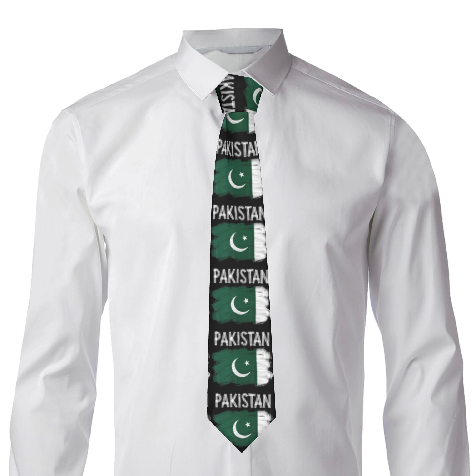 Dasi Bendera Pakistan Motif Ak - Men Accessories Pakistan ulasan dan harga