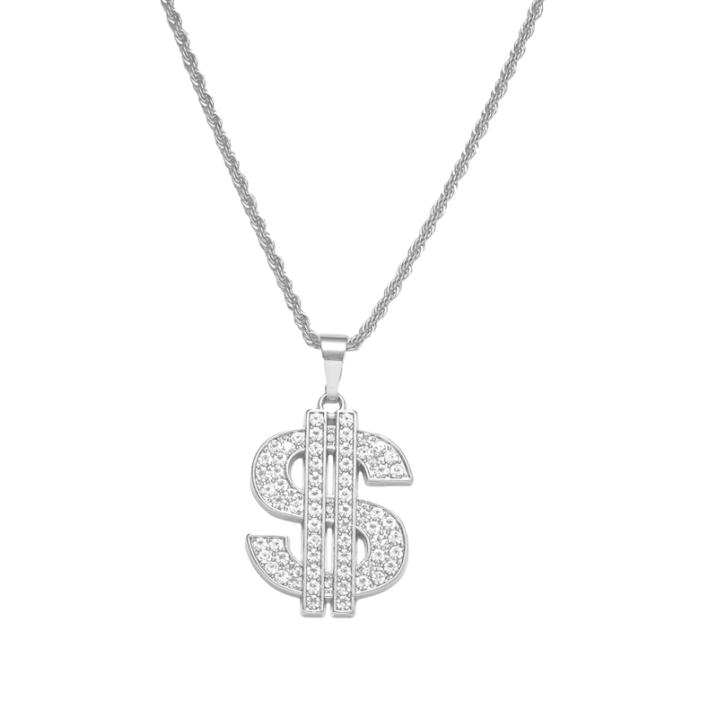 Kalung tanda Dollar 80s 90s ko - Men'S Accessories In The 80S ulasan dan harga