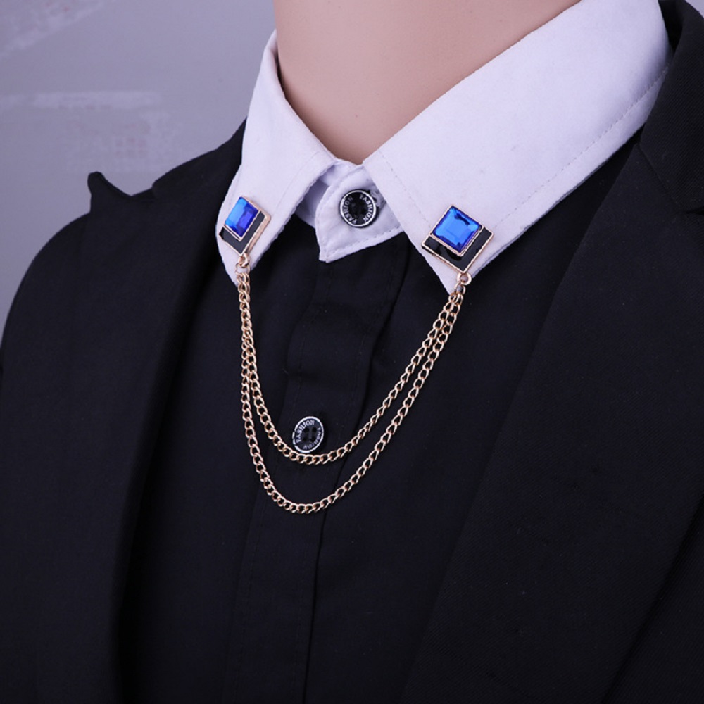 Pin Kerah Rantai Rumbai Krista - Men'S Accessories Clothing ulasan dan harga