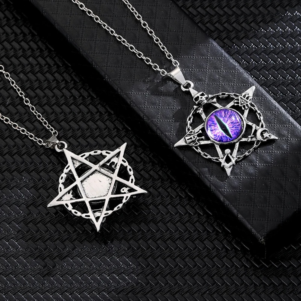 Kalung liontin mata iblis berb - Men Accessories Pendant ulasan dan harga