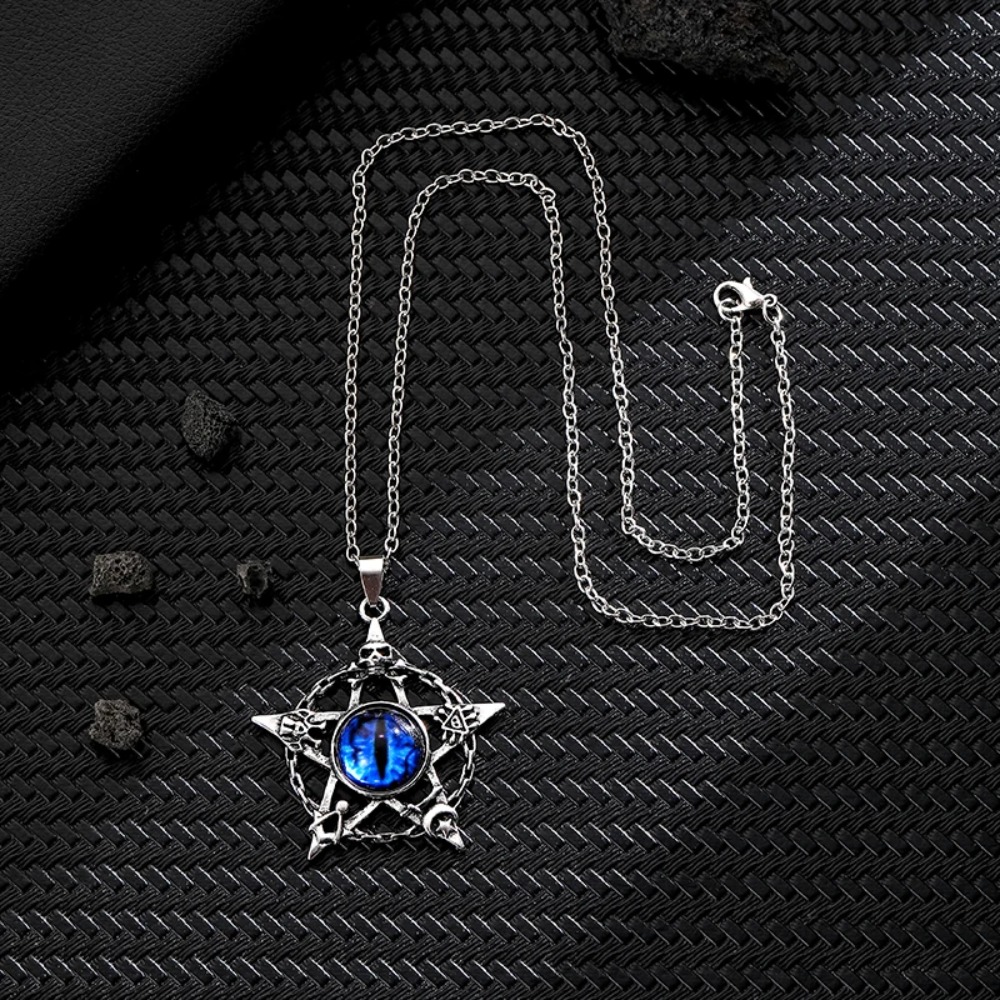 Kalung liontin mata iblis berb - Men Accessories Pendant ulasan dan harga