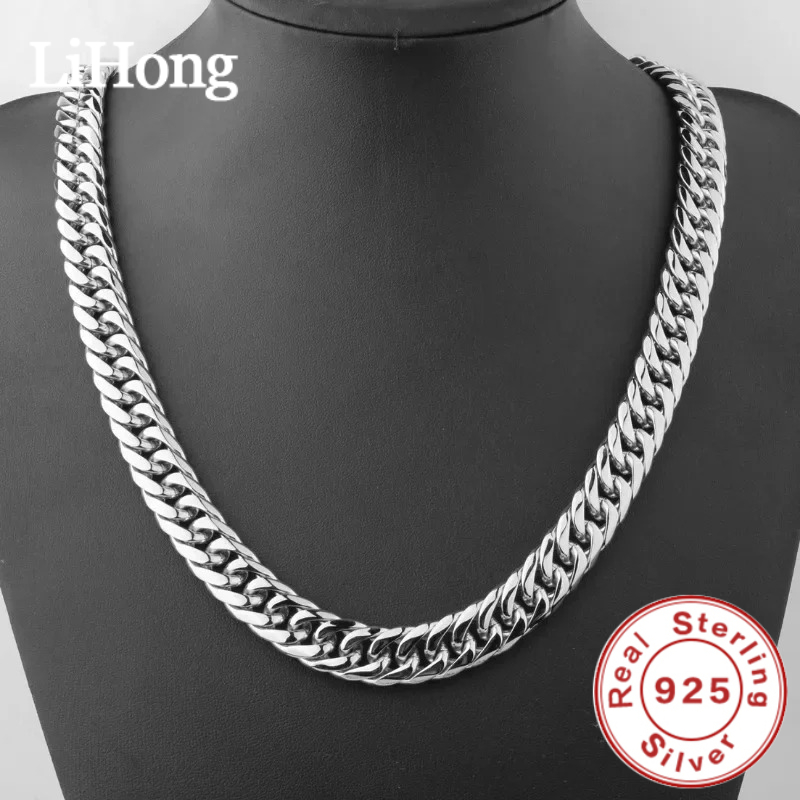 Kalung Rantai Kuba Perak Sterl - Men'S Accessories Trending ulasan dan harga