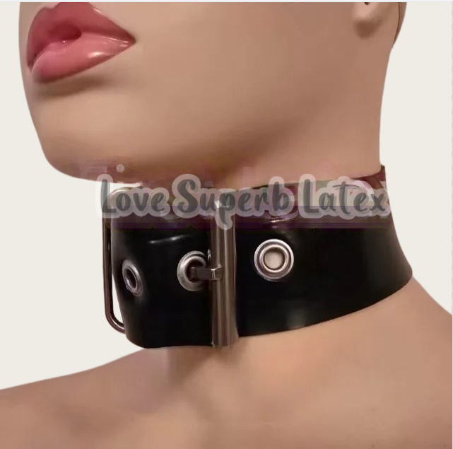 0.4mm Choker Leher Lateks Seks - Men'S Accessories Clothing ulasan dan harga