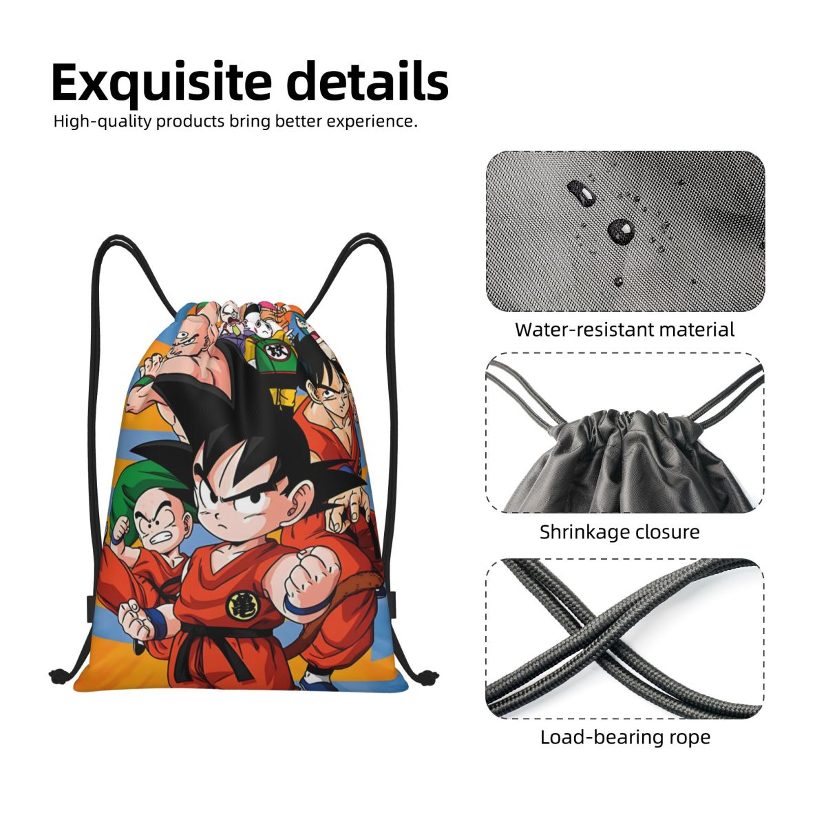Tas Serut Kartun DBZ G-Gokues  - Men Accessories Shop ulasan dan harga