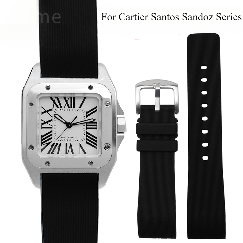 Tali Jam Tangan Silikon Hitam  - Men'S Accessories Cartier ulasan dan harga